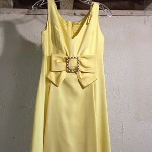 Vintage Dress Yellow
